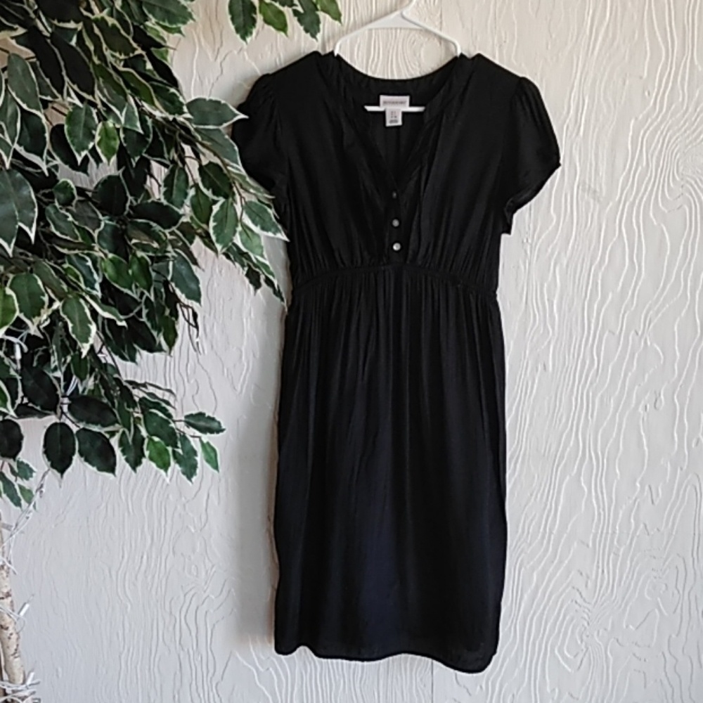 Motherhood maternity sm black short sleeve dress